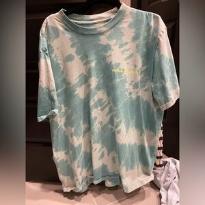 Levi's Green and White Tie-Dye T-Shirt